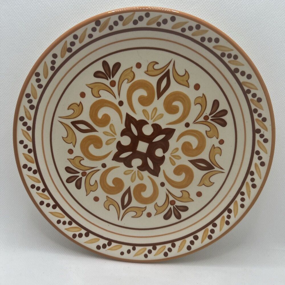 Bobby Flay - RARE - ANDORRA All-Over Design Salad Luncheon Plate 8" EXCELLENT!